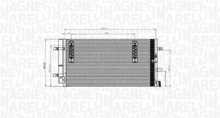 Condensator climatizare potrivit AUDI A4 ALLROAD B8, A4 B8, A5, A6 ALLROAD C7, A6 C7, A7, Q5 1.8-4.2 2007-2018 - (cu uscator) [1]