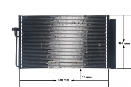 Condensator climatizare (cu uscator) potrivit BMW 5 (E39), 5 (E60), 5 (E61), 6 (E63), 6 (E64), 7 (E65, E66, E67) 2.0D-4.4D 08.98-12.10 [0]