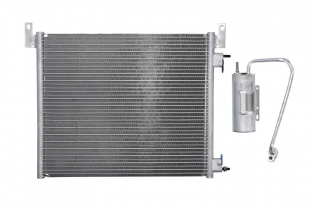 Condensator climatizare (cu uscator) potrivit CADILLAC BLS; OPEL SIGNUM, VECTRA C, VECTRA C GTS; SAAB 9-3, 9-3X 1.9D/2.8/3.0D 02.03- [1]