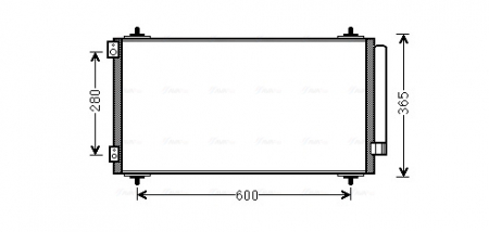 Condensator climatizare (cu uscator) potrivit CITROEN C8; FIAT ULYSSE; LANCIA PHEDRA; PEUGEOT 807 2.2D 06.02- Piese Auto - Condensator climatizare (cu uscator) potrivit CITROEN C8; FIAT ULYSSE; LANCIA PHEDRA; PEUGEOT 807 2.2D 06.02-