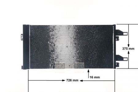 Condensator climatizare (cu uscator) potrivit CITROEN JUMPER II; FIAT DUCATO; OPEL MOVANO C; PEUGEOT BOXER 2.0D-3.0D 04.06- [1]