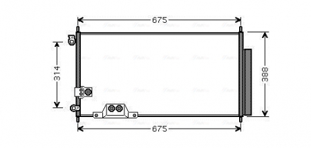 Piese Auto - Condensator climatizare (cu uscator) potrivit HONDA ACCORD VII 2.2D 01.04-05.08