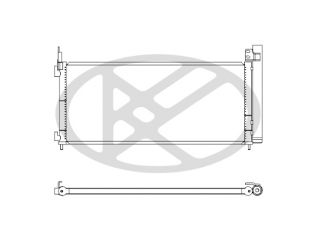 Condensator climatizare (cu uscator) potrivit LEXUS NX 2.0/2.5H 07.14- [2]