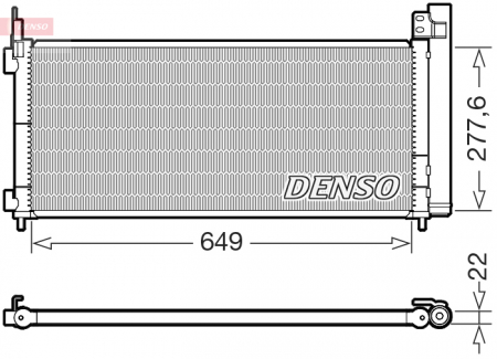 Condensator climatizare (cu uscator) potrivit LEXUS NX 2.5H 07.14- [2]