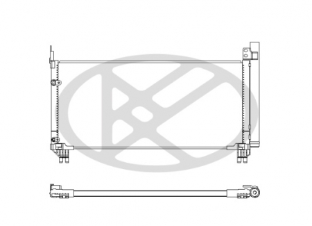Condensator climatizare (cu uscator) potrivit LEXUS RX 2.0/3.5/3.5H 10.15- [2]