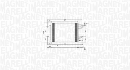 Condensator climatizare (cu uscator) potrivit MITSUBISHI COLT CZC VI, COLT VI; SMART FORFOUR 1.1-1.5D 01.04-06.12 [1]
