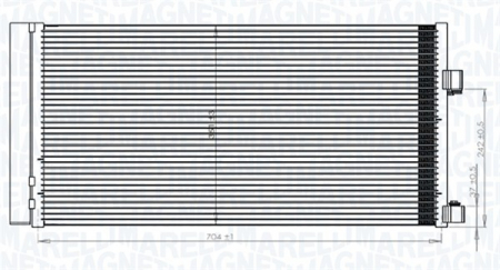 Condensator climatizare (cu uscator) potrivit RENAULT KANGOO BE BOP, LAGUNA, LAGUNA III, LATITUDE 1.5D-3.5 10.07- [0]