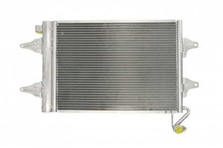 Condensatoare - Condensator climatizare potrivit SEAT CORDOBA, IBIZA III; SKODA FABIA I, FABIA I PRAKTIK, FABIA II, ROOMSTER, ROOMSTER PRAKTIK; VW FOX, POLO IV 1.0-2.0 dupa 1999 (cu uscator)