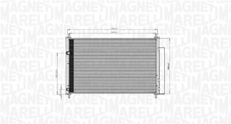 Condensator climatizare potrivit TOYOTA AURIS, AVENSIS, COROLLA, VERSO 1.3-2.2D 2006-2019 - (cu uscator) [1]