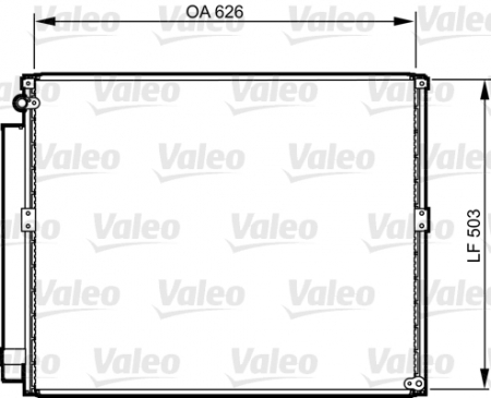 Condensator climatizare potrivit TOYOTA FJ CRUISER, LAND CRUISER PRADO 3.0D/4.0 2002-2011 (cu uscator) [2]