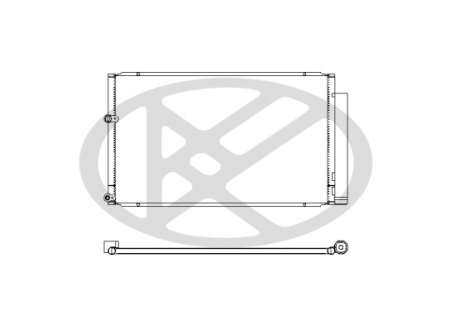 Condensator climatizare (cu uscator) potrivit TOYOTA PRIUS 1.5H 09.03-12.09 [2]