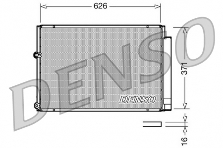 Condensator climatizare potrivit TOYOTA PRIUS 1.5H 2003-2009 (cu uscator) [2]
