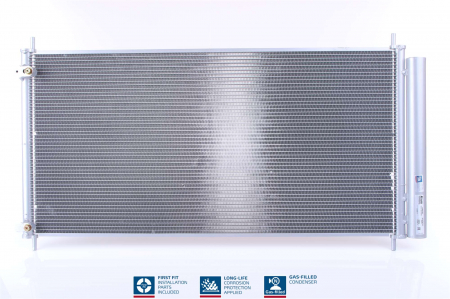 Piese Auto - Condensator climatizare potrivit (cu uscător), Toyota Auris-'07 (Toate modelele cu AC manual)