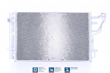 Condensator climatizare potrivit GAS Hyundai i30 1.4 105 km / 116 km 1.6 / 2.0 '07-143 PS [2]