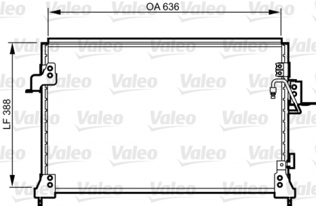Condensator climatizare potrivit LAND ROVER DISCOVERY II 2.5D/4.0 1998-2004 [2]