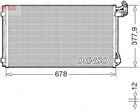 Condensator climatizare potrivit SEAT ALHAMBRA; VW GOLF VII, SHARAN 1.4-2.0D 2010-2022 [2]