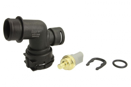 Conducta racire - Conducta flansa sistem racire AUDI A3, Q2; SEAT ATECA, LEON, LEON ST; SKODA KODIAQ, OCTAVIA III, YETI; VW GOLF SPORTSVAN, GOLF VII, PASSAT, TIGUAN, TOURAN 1.0-1.5 dupa 2012