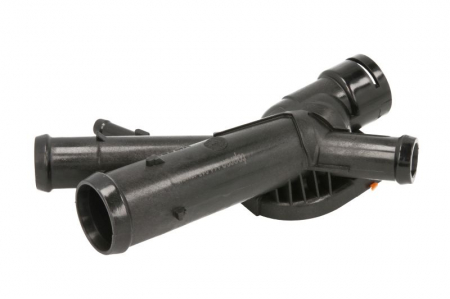 Conducta racire - Conducta flansa sistem racire (numar iesiri: 5) AUDI A1, A3, Q3, TT; SEAT ALHAMBRA, ALTEA, ALTEA XL, IBIZA IV, IBIZA IV ST, LEON, TOLEDO IV; SKODA FABIA II, OCTAVIA II, RAPID 1.6D/2.0D dupa 2003