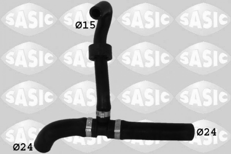 Conducta racire - Conducta furtun sistem racire  (15mm/24mm/24mm) AUDI A6; VW PASSAT 1.9D intre 1996-2000