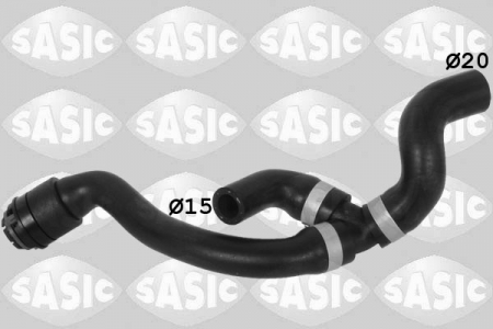 Conducta furtun sistem racire  evacuare (15mm/20mm) OPEL ASTRA H, ASTRA H GTC 1.7D intre 2004-2010