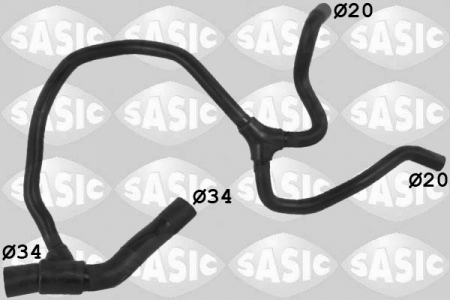 Piese Auto - Conducta furtun sistem racire  inferior OPEL VECTRA B 2.2D intre 2000-2003