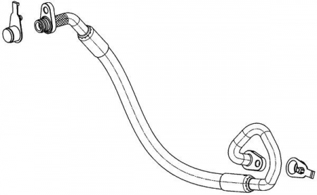 Conducta inalta presiune clima potrivit CITROEN C5 II, C5 III; PEUGEOT 407 1.8-2.2 dupa 2004 [1]