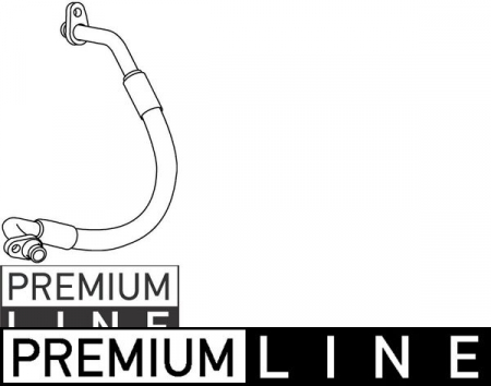 Conducte clima - Conducta inalta presiune clima potrivit CITROEN C5 II; PEUGEOT 407 1.6D 2004-2010