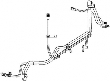 Conducte clima - Conducta inalta presiune clima potrivit FORD TRANSIT 2.2D/2.4D 2006-2014