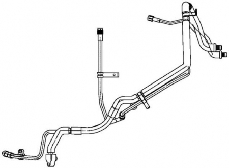 Conducte clima - Conducta inalta presiune clima potrivit FORD TRANSIT 2.2D/2.4D 2006-2014