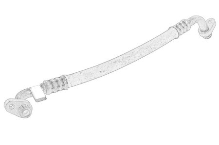 Climatizare - Conducta presiune AC (compresor / condensator) potrivit CITROEN C4, C4 I; PEUGEOT 307 1.6D 2003-2011