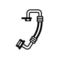 Conducte aer conditionat - Conducta presiune AC potrivit VW PASSAT B6, PASSAT B7 1.4-3.6 2005-2020