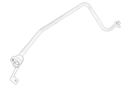 Conducte aer conditionat - Conducta presiune AC potrivit NISSAN NV400; OPEL MOVANO B; RENAULT MASTER III 2.3D 2010-2024