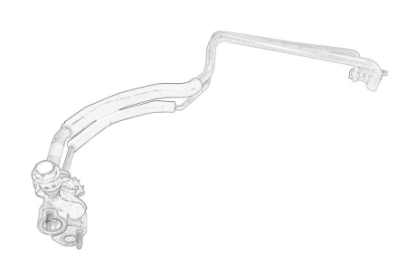 Conducte aer conditionat - Conducta presiune AC potrivit VOLVO V40 1.5-2.5 2012-2019