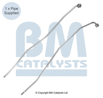 Set montaj esapament - Conducta presiune filtru particule sistem esapament Spate potrivit VOLVO C30, C70 II, S40 II, V50 2.4D 2006-2013
