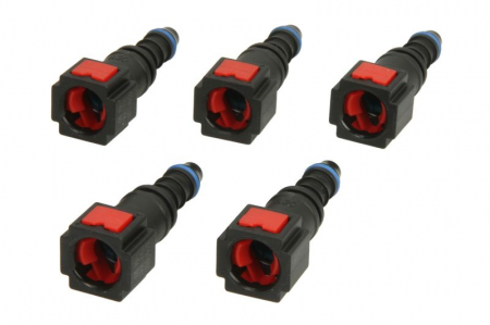 Piese Auto - Conector AdBlue (unghi drept,  Diametru exterior: 6,3mm, ID 6; 6mm x 8mm, set 5 buc)