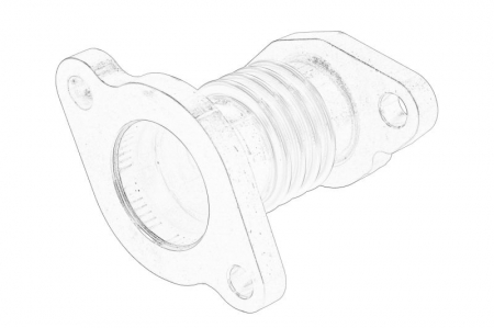 EGR - Conector supapa EGR (Galerie evacuare - Supapa EGR) IVECO DAILY V; FIAT DUCATO 2.3D dupa 2009