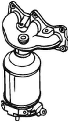 Convertor catalitic EURO 4 potrivit SEAT IBIZA III; SKODA FABIA I, FABIA I PRAKTIK, FABIA II; VW FOX, POLO 1.2/1.2LPG 07.01-12.14 [2]