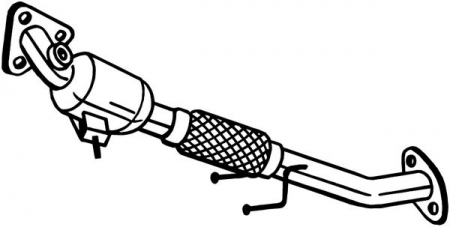 Sistem evacuare - Convertor catalitic EURO 5/EURO 6 potrivit FORD KUGA II 1.5/1.6 03.13-