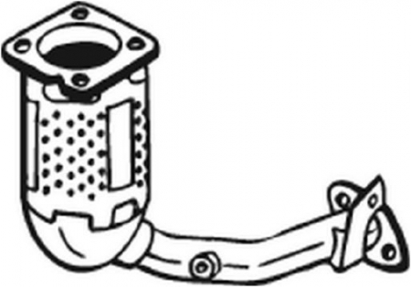 Catalizator - Convertor catalitic potrivit PEUGEOT 206 1.4 09.98-12.12