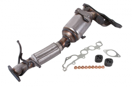 Catalizator - Convertor catalitic potrivit VOLVO C30, S40 II, V50; FORD C-MAX, FOCUS C-MAX, FOCUS II, S-MAX 1.8-2.0LPG 2003-2014