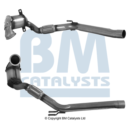 Convertor catlitic EURO 5/EURO 6 potrivit AUDI A3; SEAT LEON, LEON SC, LEON ST; SKODA OCTAVIA III, SUPERB III; VW GOLF VII, PASSAT B8 1.8/2.0 dupa 2012 [1]