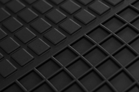 Covor podea FROGUM cauciuc, 2 buc. BASIC, culoare neagra, potrivit DAF CF 65, CF 75, CF 85 01.01-05.13, Camion [1]