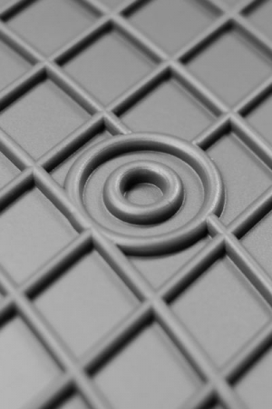 Covor podea FROGUM cauciuc, 2 buc. BASIC, culoare neagra, potrivit DAF CF 65, CF 75, CF 85 01.01-05.13, Camion [3]