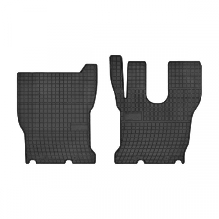 Covorase auto - Covor podea FROGUM cauciuc, 2 buc. BASIC, culoare neagra, potrivit VOLVO FM10, FM12, FM7 08.98-09.05, Camion