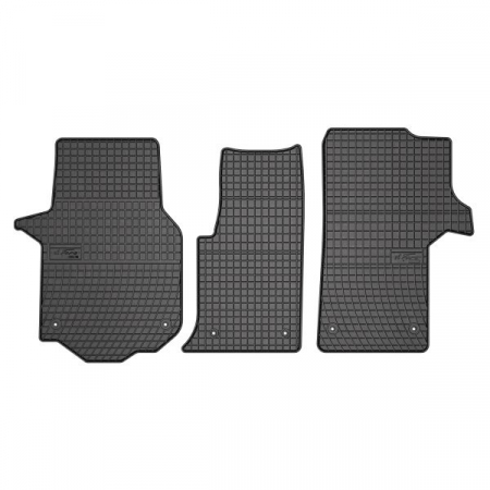 Covorase auto - Covor podea FROGUM cauciuc, 2 buc. BASIC, fata, set, culoare neagra, potrivit VW CRAFTER 09.16-, Camion
