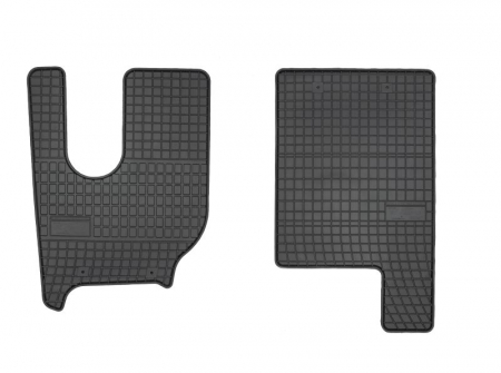 Covor podea FROGUM cauciuc, 2 buc. BASIC, set, culoare neagra, potrivit RVI T 01.13-, Camion [0]