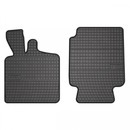 Covor podea FROGUM cauciuc, 2 buc. BASIC, set, culoare neagra, potrivit SMART FORTWO 01.04-01.07, Hatchback [0]