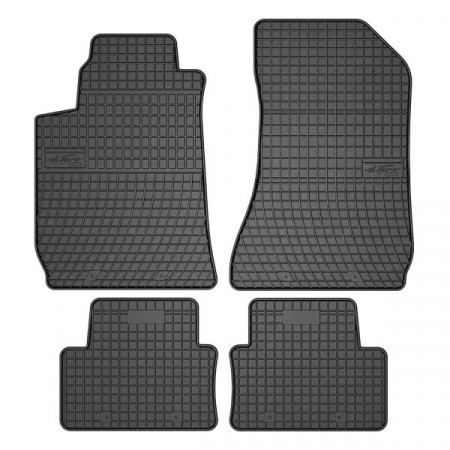Covor podea FROGUM cauciuc, 4 buc. BASIC, fata/spate, set, culoare neagra, potrivit ALFA ROMEO 159 06.05-12.12, Saloon [0]