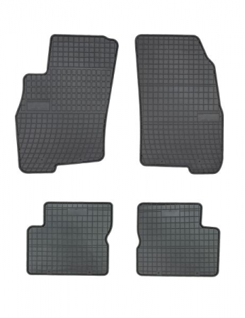 Covor podea FROGUM cauciuc, 4 buc. BASIC, fata/spate, set, culoare neagra, potrivit ALFA ROMEO MITO 08.08-10.18, Liftback [0]