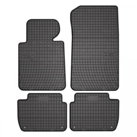 Covor podea FROGUM cauciuc, 4 buc. BASIC, fata/spate, set, culoare neagra, potrivit BMW 3 (E46) 12.97-12.07, Coupe [0]